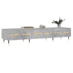 vidaXL Comodă TV, gri beton, 150x36x30 cm, lemn prelucrat vidaXL Comodă TV, gri beton, 150x36x30 cm, lemn prelucrat