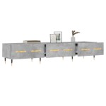 vidaXL Comodă TV, gri beton, 150x36x30 cm, lemn prelucrat vidaXL Comodă TV, gri beton, 150x36x30 cm, lemn prelucrat