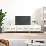 vidaXL Comodă TV, alb, 150x36x30 cm, lemn prelucrat vidaXL Comodă TV, alb, 150x36x30 cm, lemn prelucrat