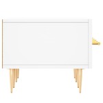 vidaXL Comodă TV, alb, 150x36x30 cm, lemn prelucrat vidaXL Comodă TV, alb, 150x36x30 cm, lemn prelucrat
