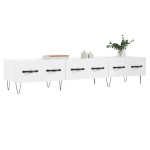vidaXL Comodă TV, alb, 150x36x30 cm, lemn prelucrat vidaXL Comodă TV, alb, 150x36x30 cm, lemn prelucrat