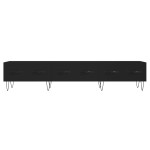 vidaXL Dulap TV, negru, 150x36x30 cm, lemn prelucrat vidaXL Dulap TV, negru, 150x36x30 cm, lemn prelucrat