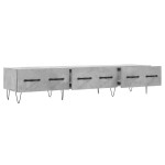 vidaXL Comodă TV, gri beton, 150x36x30 cm, lemn prelucrat vidaXL Comodă TV, gri beton, 150x36x30 cm, lemn prelucrat