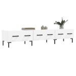 vidaXL Comodă TV, alb, 150x36x30 cm, lemn prelucrat vidaXL Comodă TV, alb, 150x36x30 cm, lemn prelucrat