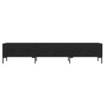 vidaXL Dulap TV, negru, 150x36x30 cm, lemn prelucrat vidaXL Dulap TV, negru, 150x36x30 cm, lemn prelucrat