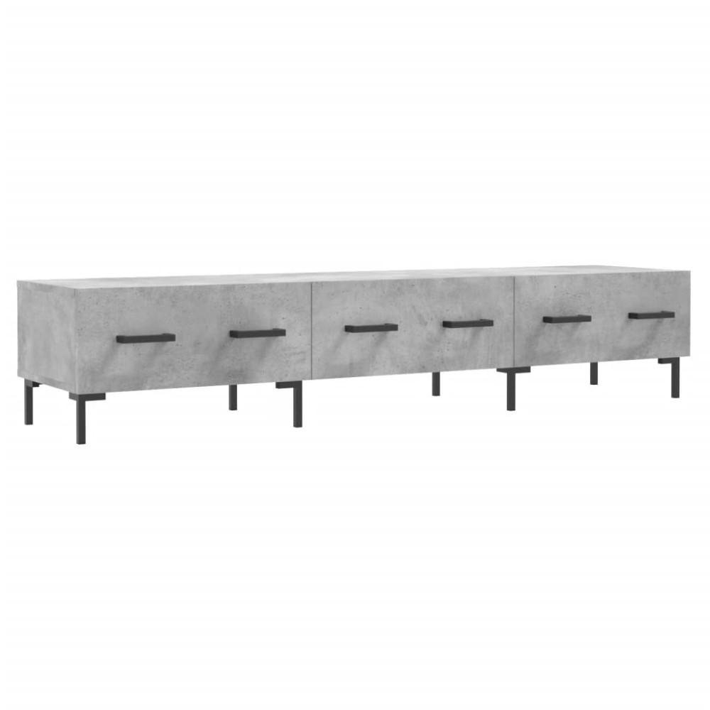 vidaXL Comodă TV, gri beton, 150x36x30 cm, lemn prelucrat