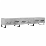 vidaXL Comodă TV, gri beton, 150x36x30 cm, lemn prelucrat vidaXL Comodă TV, gri beton, 150x36x30 cm, lemn prelucrat