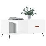 vidaXL Măsuță de cafea, alb, 90x50x40 cm, lemn prelucrat vidaXL Măsuță de cafea, alb, 90x50x40 cm, lemn prelucrat