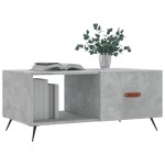 vidaXL Măsuță de cafea, gri beton, 90x50x40 cm, lemn prelucrat
