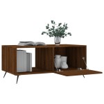 vidaXL Măsuță de cafea, stejar maro, 90x50x40 cm, lemn prelucrat vidaXL Măsuță de cafea, stejar maro, 90x50x40 cm, lemn prelucrat