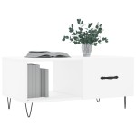 vidaXL Măsuță de cafea, alb, 90x50x40 cm, lemn prelucrat vidaXL Măsuță de cafea, alb, 90x50x40 cm, lemn prelucrat