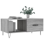 vidaXL Măsuță de cafea, gri sonoma, 90x50x40 cm, lemn prelucrat vidaXL Măsuță de cafea, gri sonoma, 90x50x40 cm, lemn prelucrat