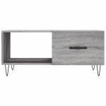 vidaXL Măsuță de cafea, gri sonoma, 90x50x40 cm, lemn prelucrat vidaXL Măsuță de cafea, gri sonoma, 90x50x40 cm, lemn prelucrat