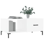 vidaXL Măsuță de cafea, alb, 90x50x40 cm, lemn prelucrat vidaXL Măsuță de cafea, alb, 90x50x40 cm, lemn prelucrat