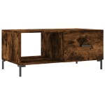vidaXL Măsuță de cafea, stejar fumuriu, 90x50x40 cm, lemn prelucrat vidaXL Măsuță de cafea, stejar fumuriu, 90x50x40 cm, lemn prelucrat