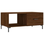 vidaXL Măsuță de cafea, stejar maro, 90x50x40 cm, lemn prelucrat vidaXL Măsuță de cafea, stejar maro, 90x50x40 cm, lemn prelucrat