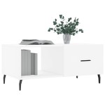 vidaXL Măsuță de cafea, alb, 90x50x40 cm, lemn prelucrat vidaXL Măsuță de cafea, alb, 90x50x40 cm, lemn prelucrat