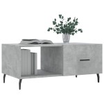 vidaXL Măsuță de cafea, gri beton, 90x50x40 cm, lemn prelucrat
