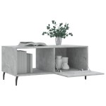 vidaXL Măsuță de cafea, gri beton, 90x50x40 cm, lemn prelucrat
