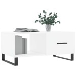 vidaXL Măsuță de cafea, alb, 90x50x40 cm, lemn prelucrat vidaXL Măsuță de cafea, alb, 90x50x40 cm, lemn prelucrat