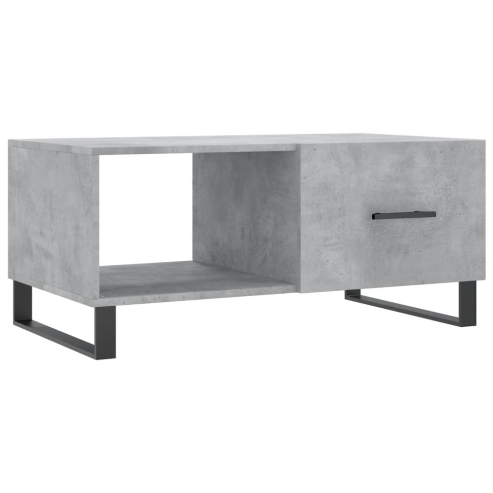 vidaXL Măsuță de cafea, gri beton, 90x50x40 cm, lemn prelucrat