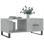 vidaXL Măsuță de cafea, gri beton, 90x50x40 cm, lemn prelucrat