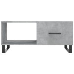 vidaXL Măsuță de cafea, gri beton, 90x50x40 cm, lemn prelucrat