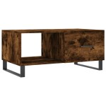 vidaXL Măsuță de cafea, stejar fumuriu, 90x50x40 cm, lemn prelucrat vidaXL Măsuță de cafea, stejar fumuriu, 90x50x40 cm, lemn prelucrat