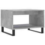 vidaXL Măsuță de cafea, gri beton, 60x50x40 cm, lemn prelucrat vidaXL Măsuță de cafea, gri beton, 60x50x40 cm, lemn prelucrat