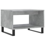 vidaXL Măsuță de cafea, gri beton, 60x50x40 cm, lemn prelucrat vidaXL Măsuță de cafea, gri beton, 60x50x40 cm, lemn prelucrat