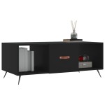 vidaXL Măsuță de cafea, negru, 102x50x40 cm, lemn compozit vidaXL Măsuță de cafea, negru, 102x50x40 cm, lemn compozit