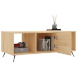 vidaXL Măsuță de cafea, stejar sonoma, 102x50x40 cm, lemn prelucrat vidaXL Măsuță de cafea, stejar sonoma, 102x50x40 cm, lemn prelucrat