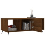 vidaXL Măsuță de cafea, stejar maro, 102x50x40 cm, lemn compozit vidaXL Măsuță de cafea, stejar maro, 102x50x40 cm, lemn compozit