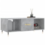 vidaXL Măsuță de cafea, gri beton, 102x50x40 cm, lemn prelucrat vidaXL Măsuță de cafea, gri beton, 102x50x40 cm, lemn prelucrat
