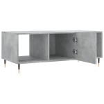 vidaXL Măsuță de cafea, gri beton, 102x50x40 cm, lemn prelucrat vidaXL Măsuță de cafea, gri beton, 102x50x40 cm, lemn prelucrat