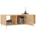 vidaXL Măsuță de cafea, stejar sonoma, 102x50x40 cm, lemn prelucrat vidaXL Măsuță de cafea, stejar sonoma, 102x50x40 cm, lemn prelucrat