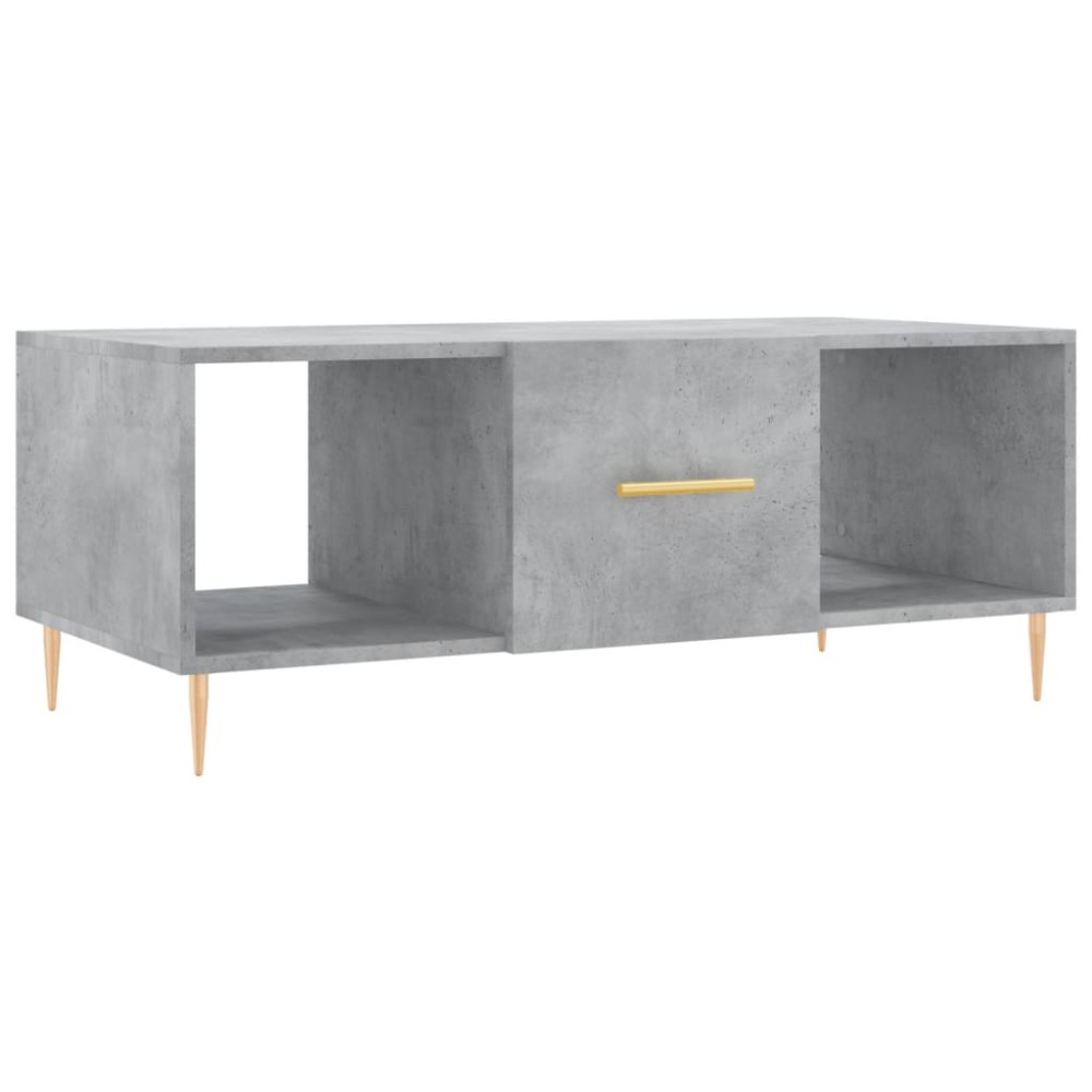 vidaXL Măsuță de cafea, gri beton, 102x50x40 cm, lemn prelucrat