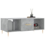 vidaXL Măsuță de cafea, gri beton, 102x50x40 cm, lemn prelucrat