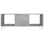vidaXL Măsuță de cafea, gri beton, 102x50x40 cm, lemn prelucrat