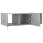 vidaXL Măsuță de cafea, gri beton, 102x50x40 cm, lemn prelucrat