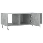 vidaXL Măsuță de cafea, gri beton, 102x50x40 cm, lemn prelucrat vidaXL Măsuță de cafea, gri beton, 102x50x40 cm, lemn prelucrat