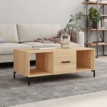 vidaXL Măsuță de cafea, stejar sonoma, 102x50x40 cm, lemn prelucrat vidaXL Măsuță de cafea, stejar sonoma, 102x50x40 cm, lemn prelucrat