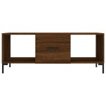vidaXL Măsuță de cafea, stejar maro, 102x50x40 cm, lemn compozit vidaXL Măsuță de cafea, stejar maro, 102x50x40 cm, lemn compozit