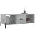 vidaXL Măsuță de cafea, gri beton, 102x50x40 cm, lemn prelucrat vidaXL Măsuță de cafea, gri beton, 102x50x40 cm, lemn prelucrat