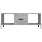 vidaXL Măsuță de cafea, gri beton, 102x50x40 cm, lemn prelucrat vidaXL Măsuță de cafea, gri beton, 102x50x40 cm, lemn prelucrat