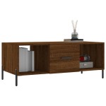 vidaXL Măsuță de cafea, stejar maro, 102x50x40 cm, lemn compozit vidaXL Măsuță de cafea, stejar maro, 102x50x40 cm, lemn compozit