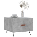 vidaXL Măsuțe de cafea, 2 buc., gri beton, 50x50x40 cm, lemn compozit vidaXL Măsuțe de cafea, 2 buc., gri beton, 50x50x40 cm, lemn compozit