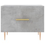 vidaXL Măsuță de cafea, gri beton, 50x50x40 cm, lemn compozit vidaXL Măsuță de cafea, gri beton, 50x50x40 cm, lemn compozit