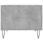 vidaXL Măsuță de cafea, gri beton, 50x50x40 cm, lemn compozit vidaXL Măsuță de cafea, gri beton, 50x50x40 cm, lemn compozit