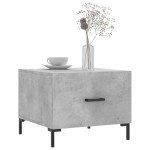 vidaXL Măsuțe de cafea, 2 buc., gri beton, 50x50x40 cm, lemn compozit vidaXL Măsuțe de cafea, 2 buc., gri beton, 50x50x40 cm, lemn compozit